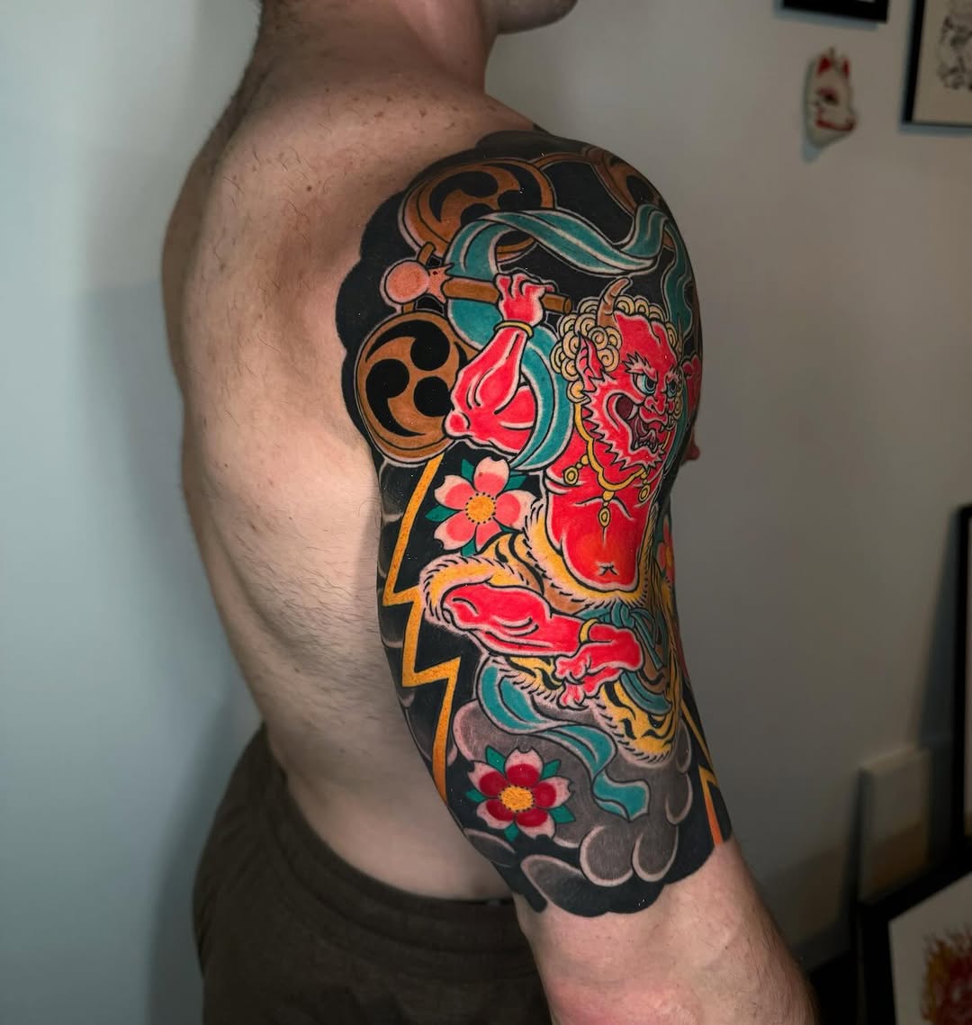 Tattoo by @horihan666 — japanese_irezumi, blackwork