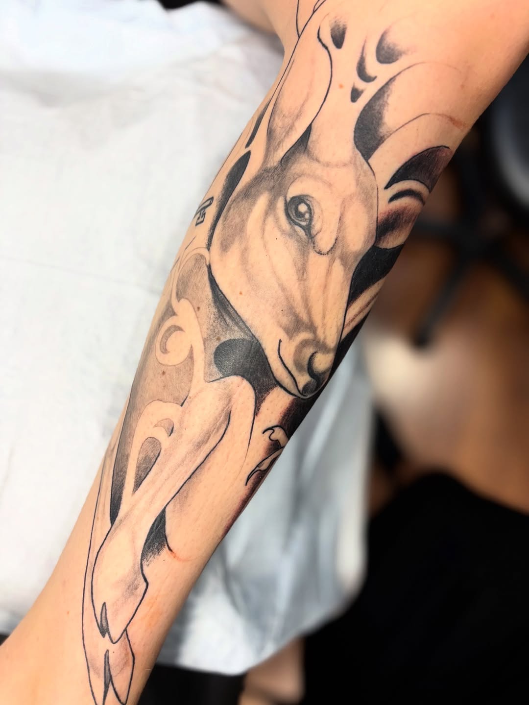 Tattoo by @chalmskinart — realism, black_and_grey