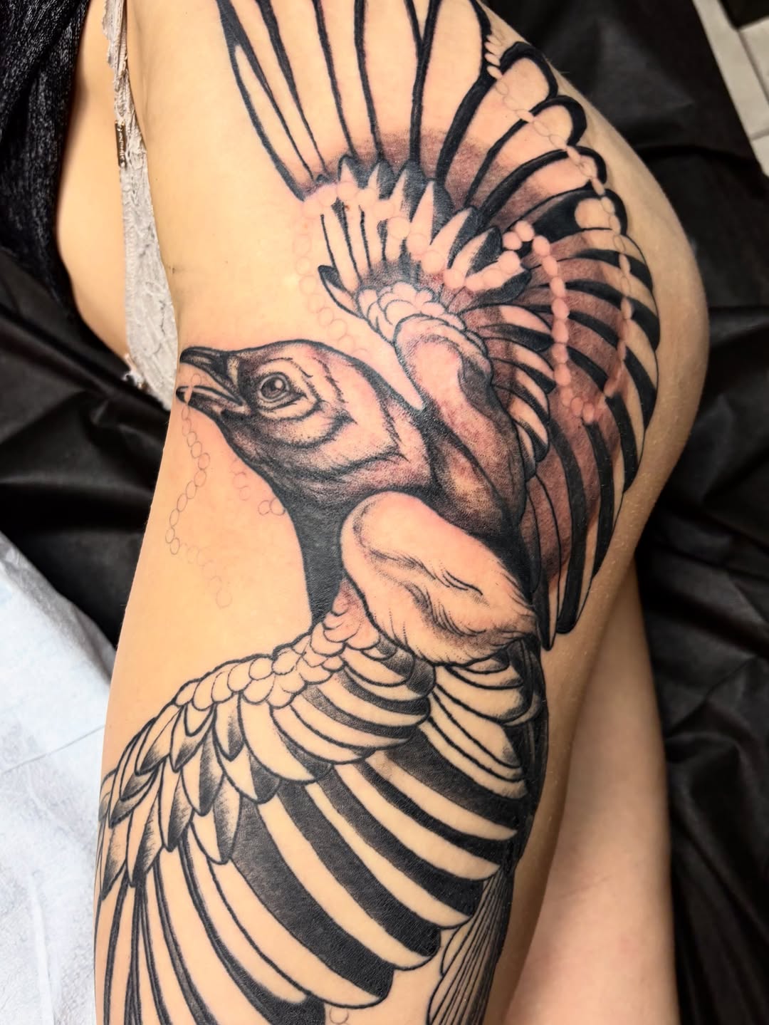 Tattoo by @chalmskinart — black_and_grey, realism