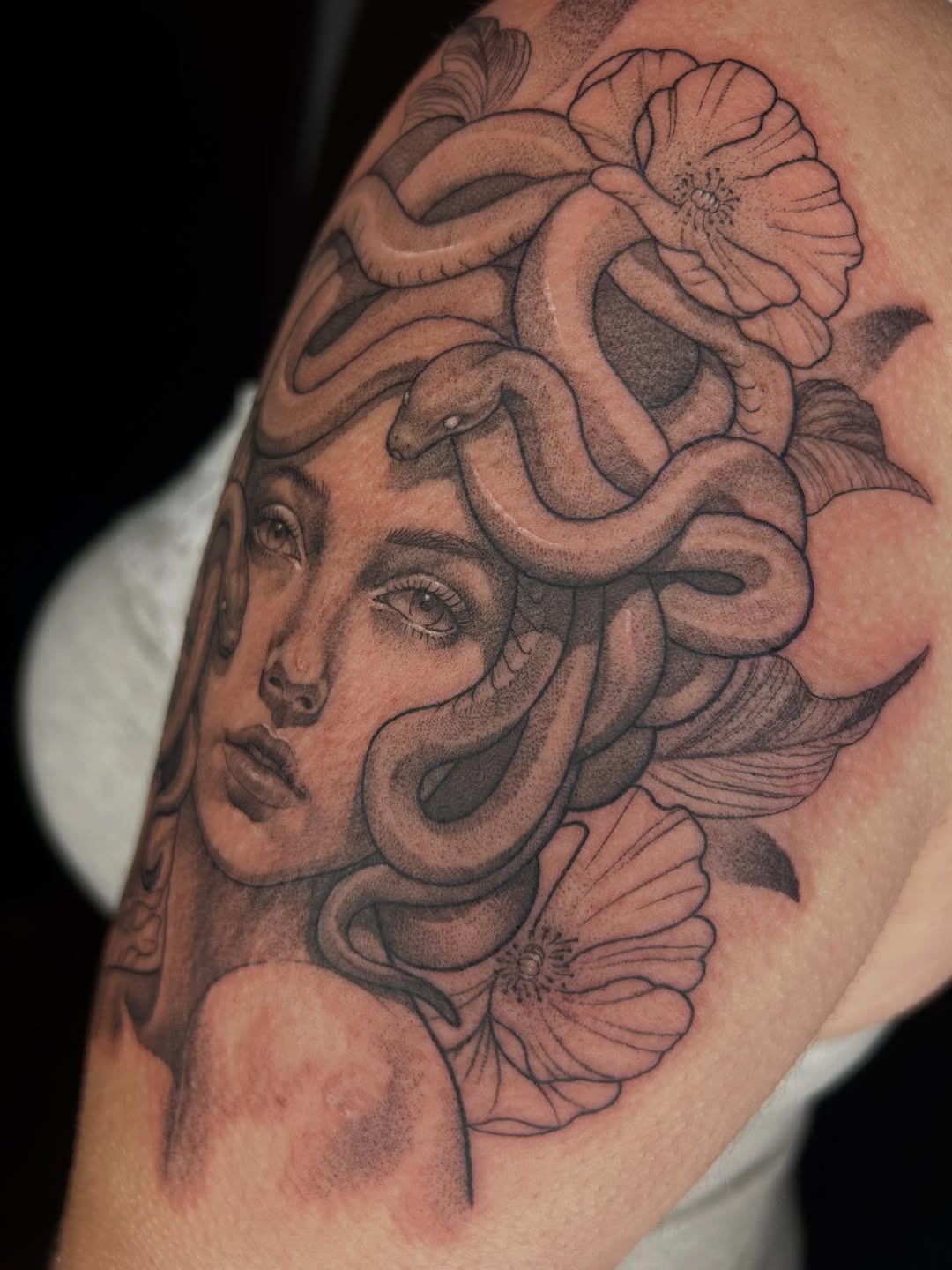 Tattoo by @frostyflakes.ink — realism, black_and_grey