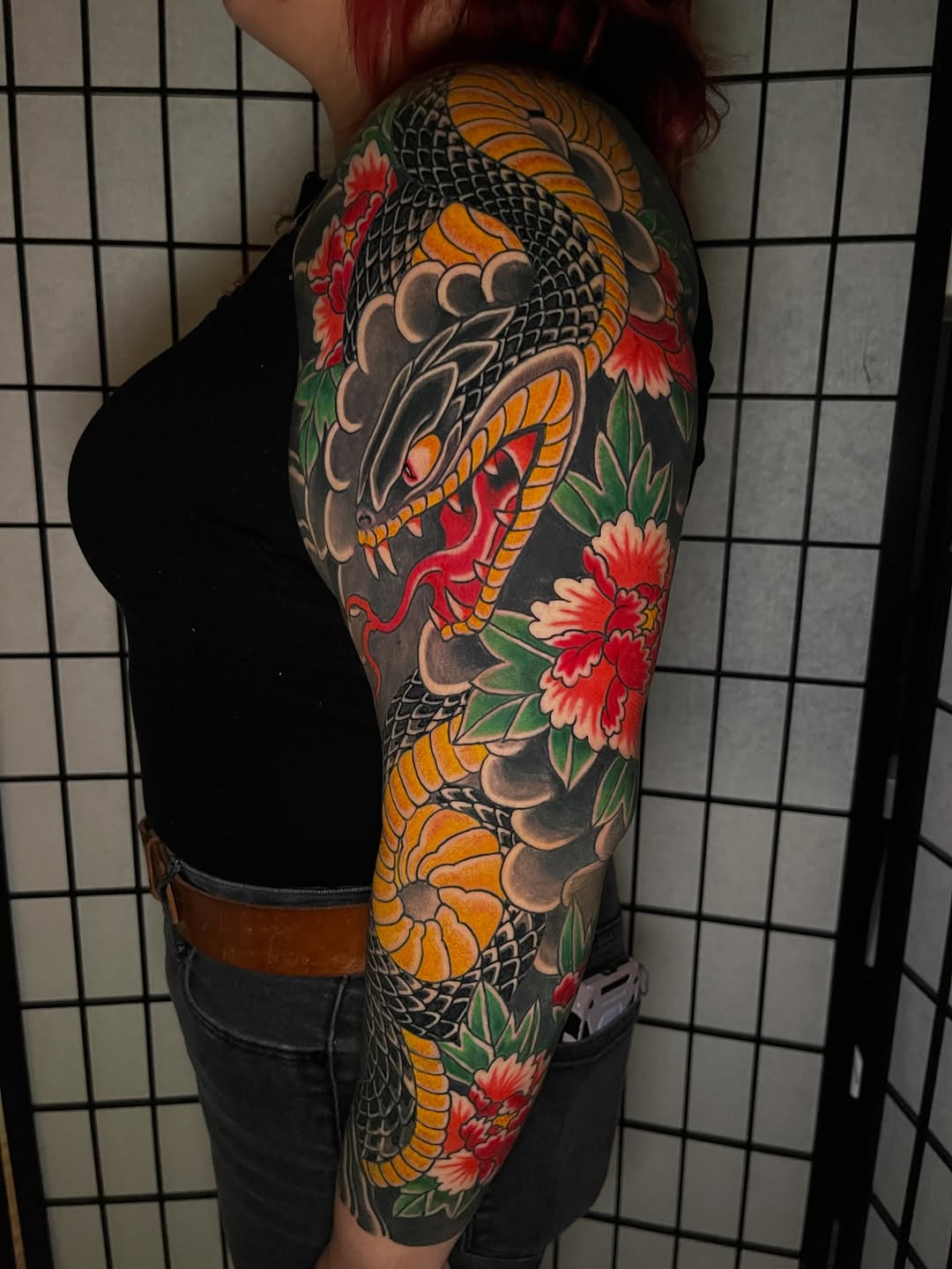 Tattoo by @jakeriveratattoo — japanese_irezumi, blackwork