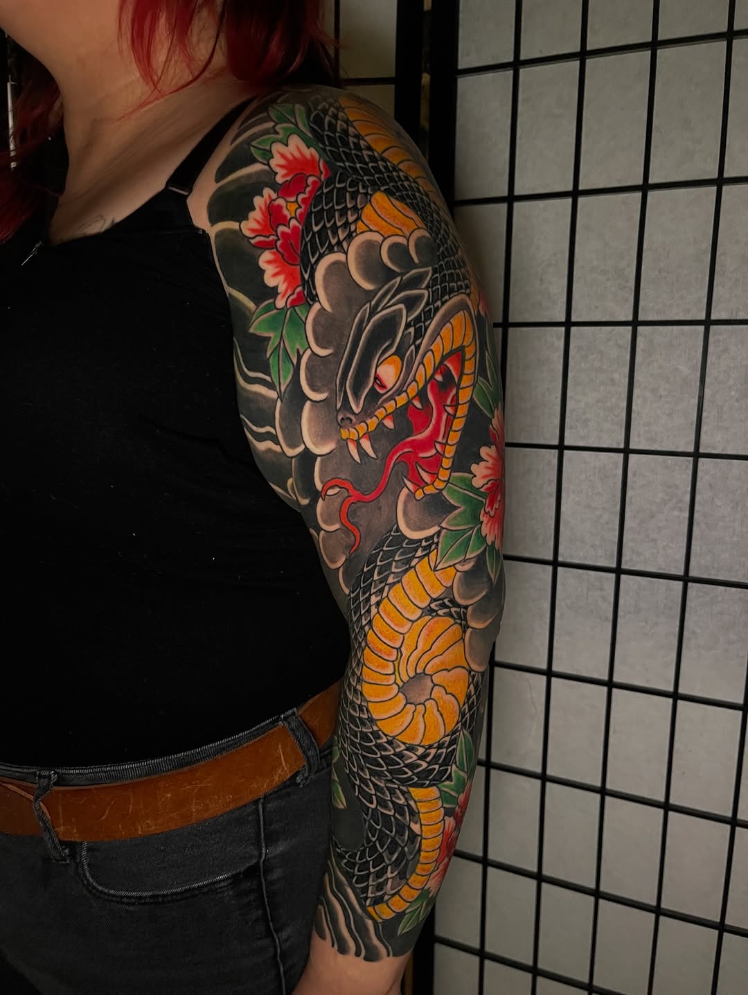 Tattoo by @jakeriveratattoo — japanese_irezumi, blackwork