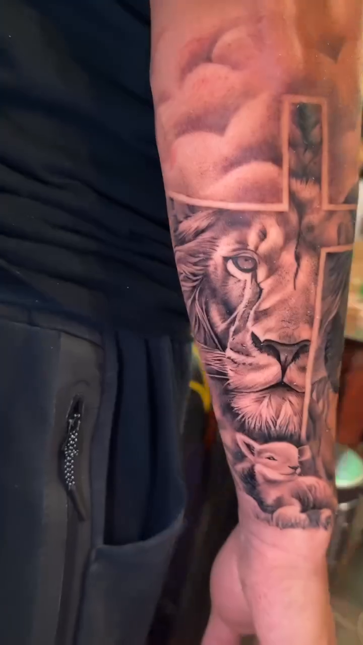 Tattoo by @brikrangeltattoo — realism, black_and_grey