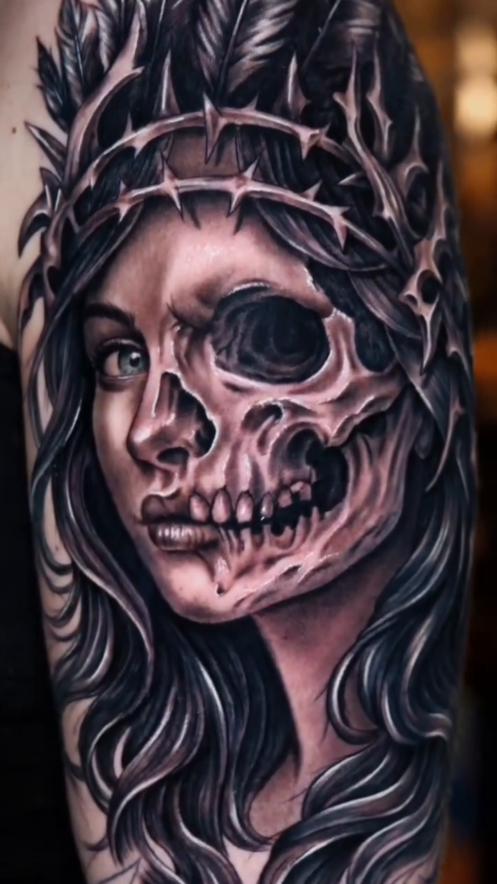 Tattoo by @wonderful.ink — realism, black_and_grey