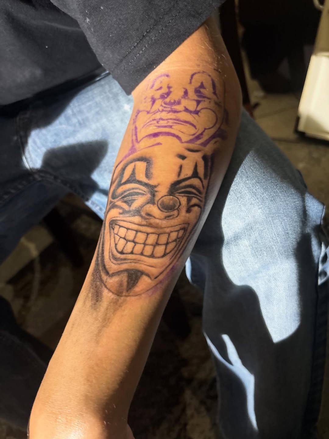 Tattoo by @ink_hustle36 — illustrative, black_and_grey