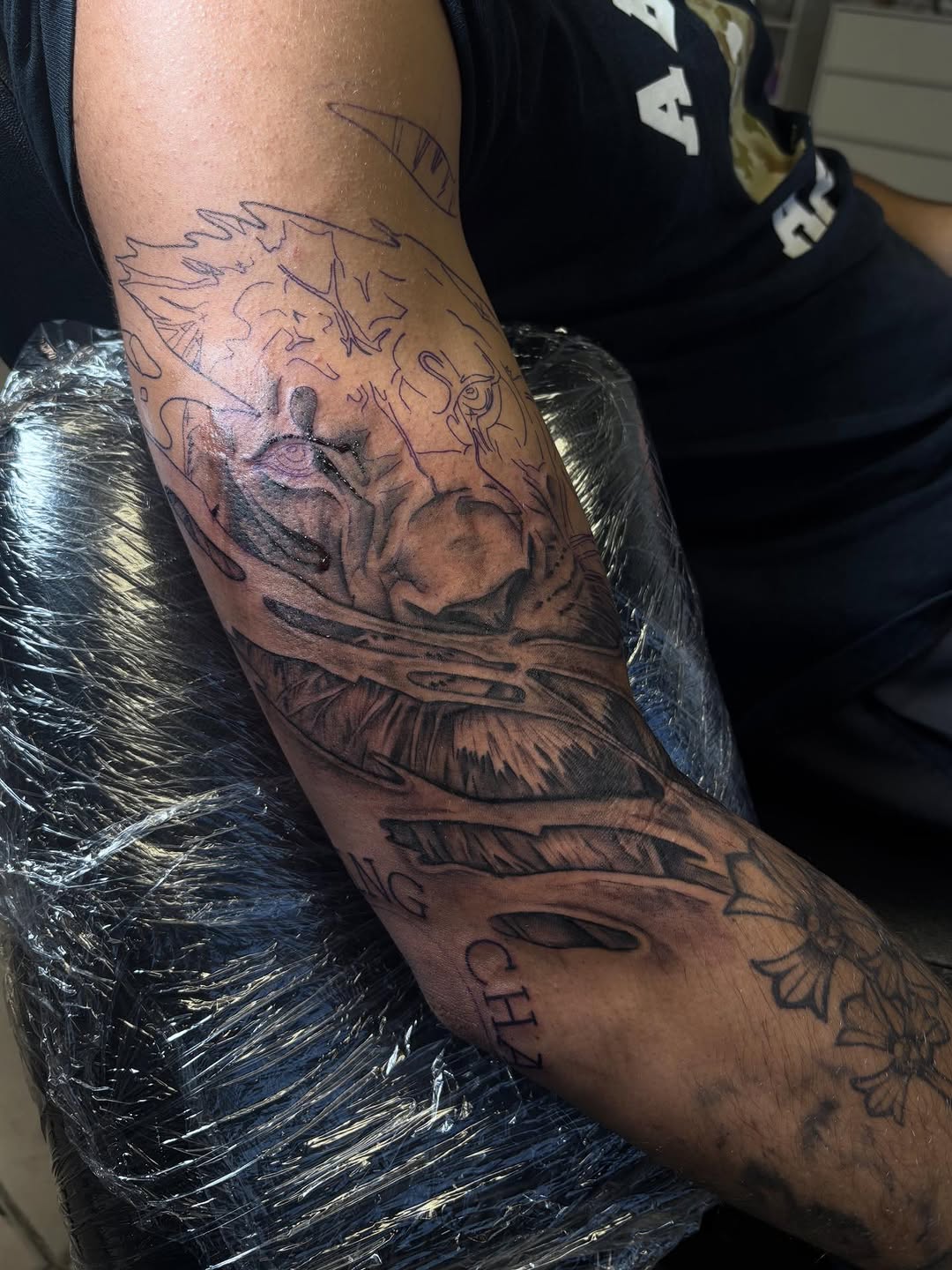 Tattoo by @shyluhv — realism, black_and_grey