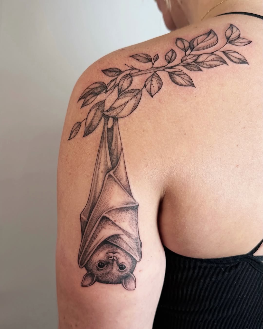 Tattoo by @fennec.fox.tats — illustrative, black_and_grey