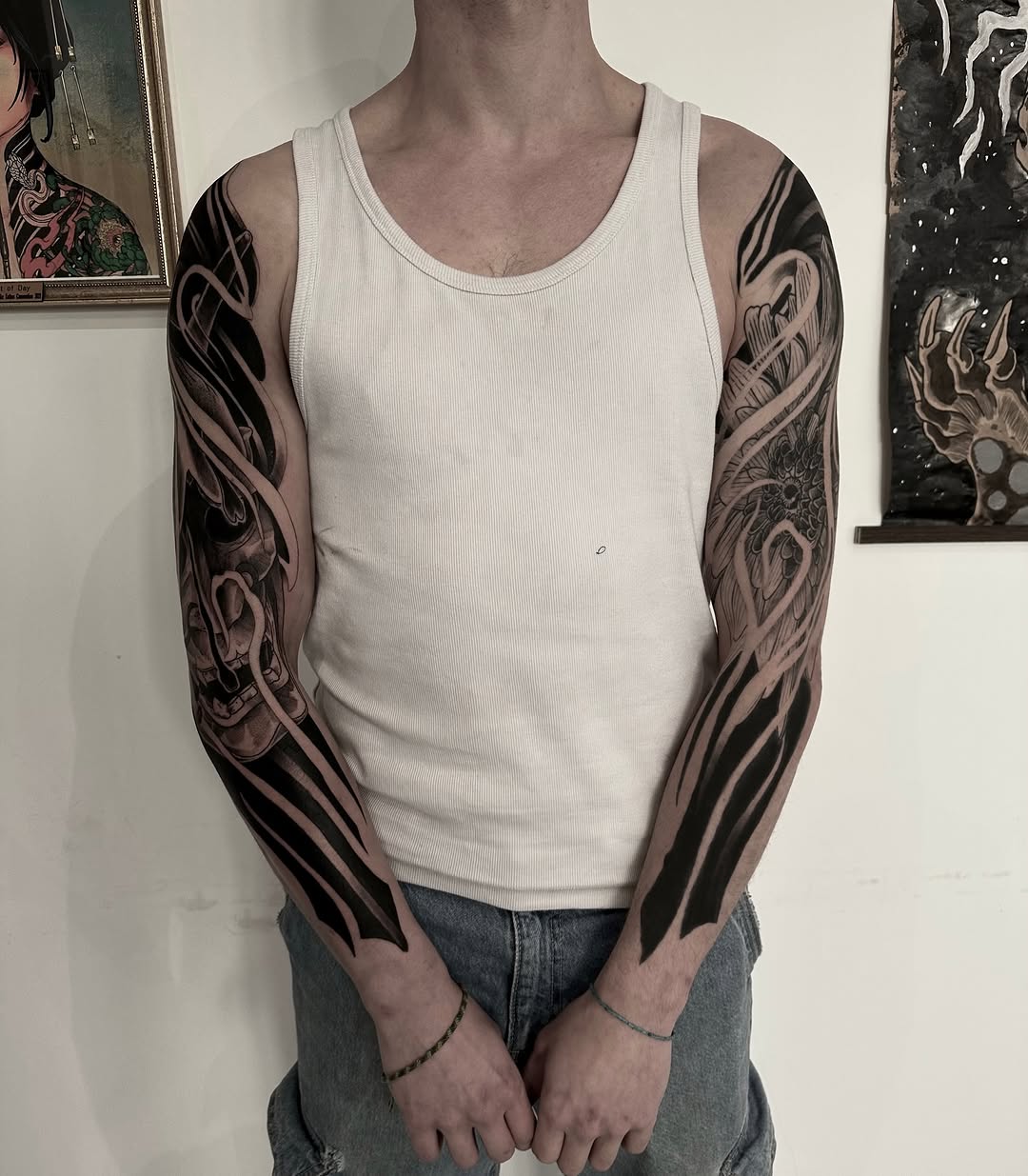Tattoo by @tristvn_ttt โ black_and_grey, dark_realism