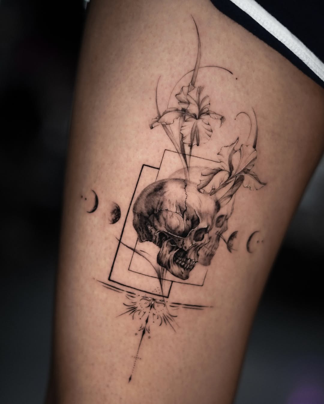 Tattoo by @ron.alvarez_tattoo — black_and_grey, realism