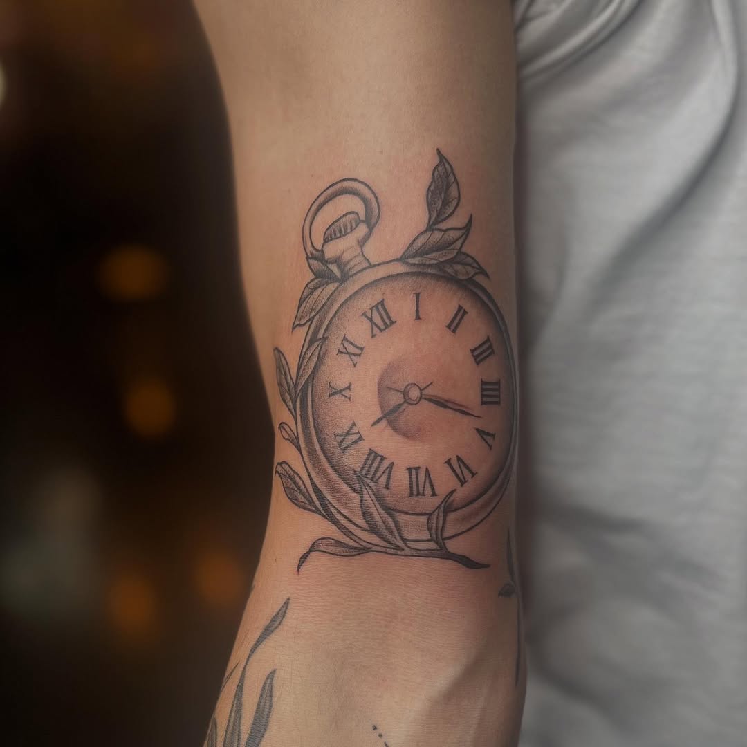Tattoo by @lovebugtattoos โ illustrative, black_and_grey