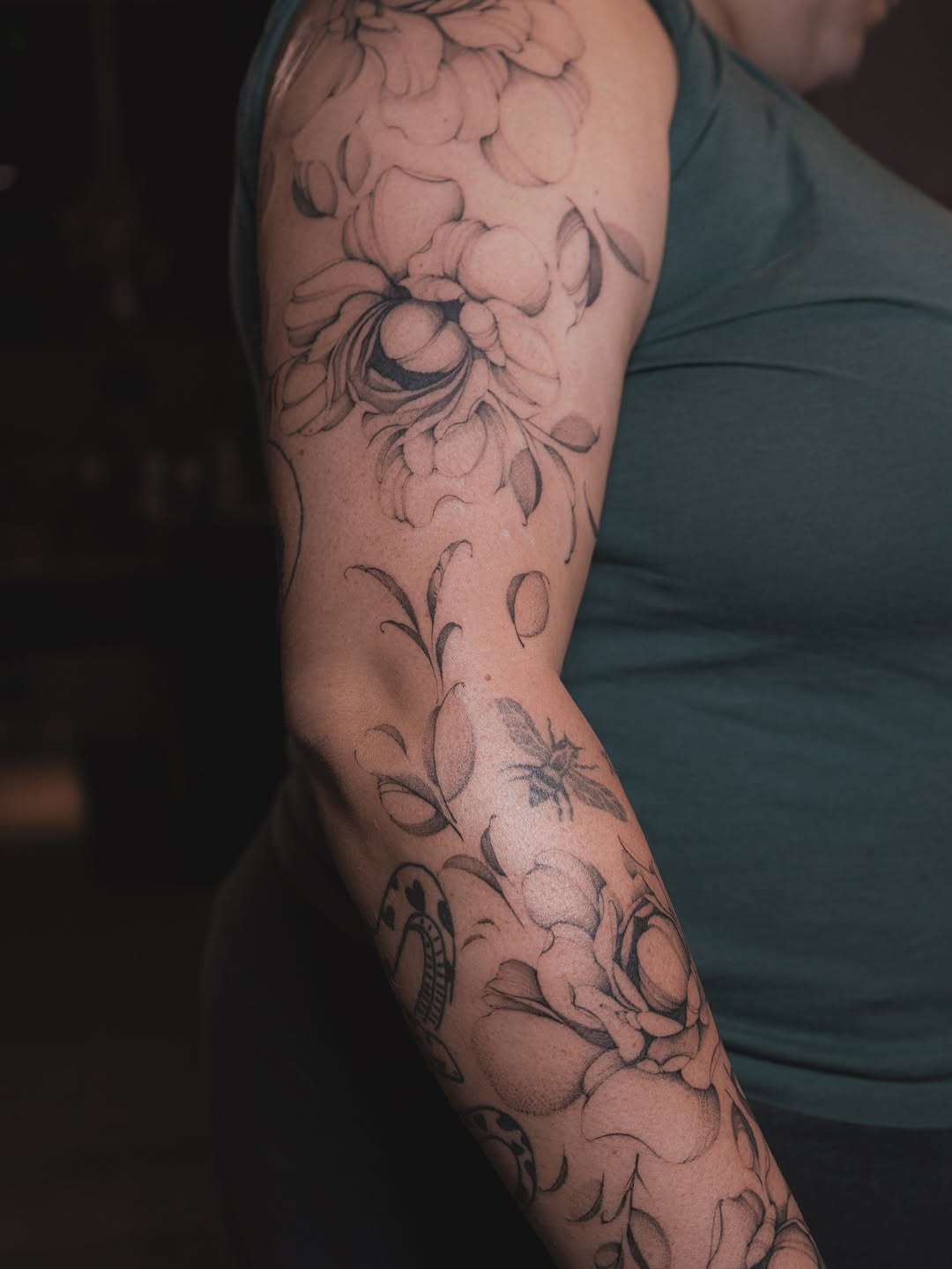Tattoo by @badlildiva.tattoo — black_and_grey, realism