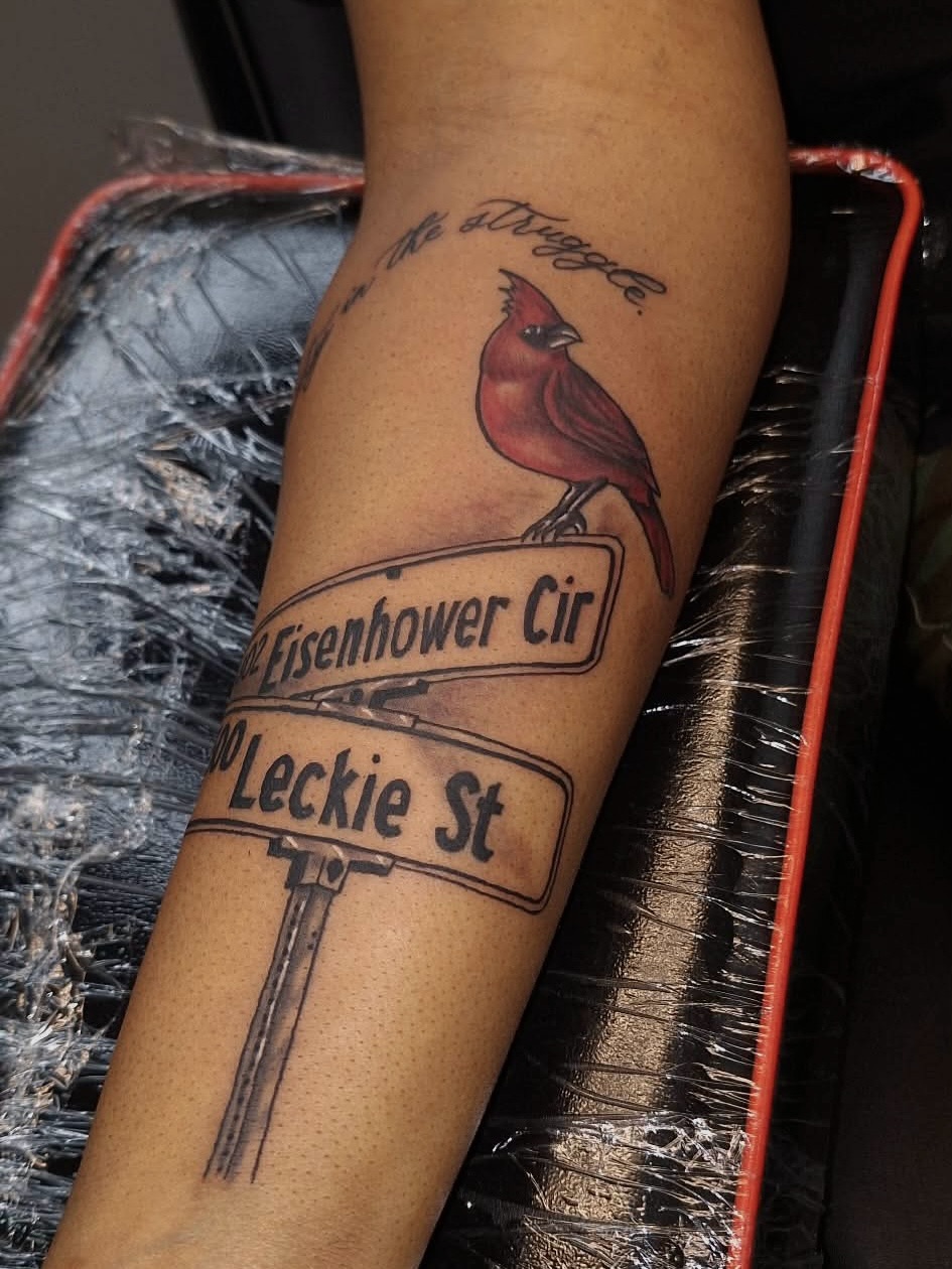 Tattoo by @inkdexcollective — realism, lettering_script