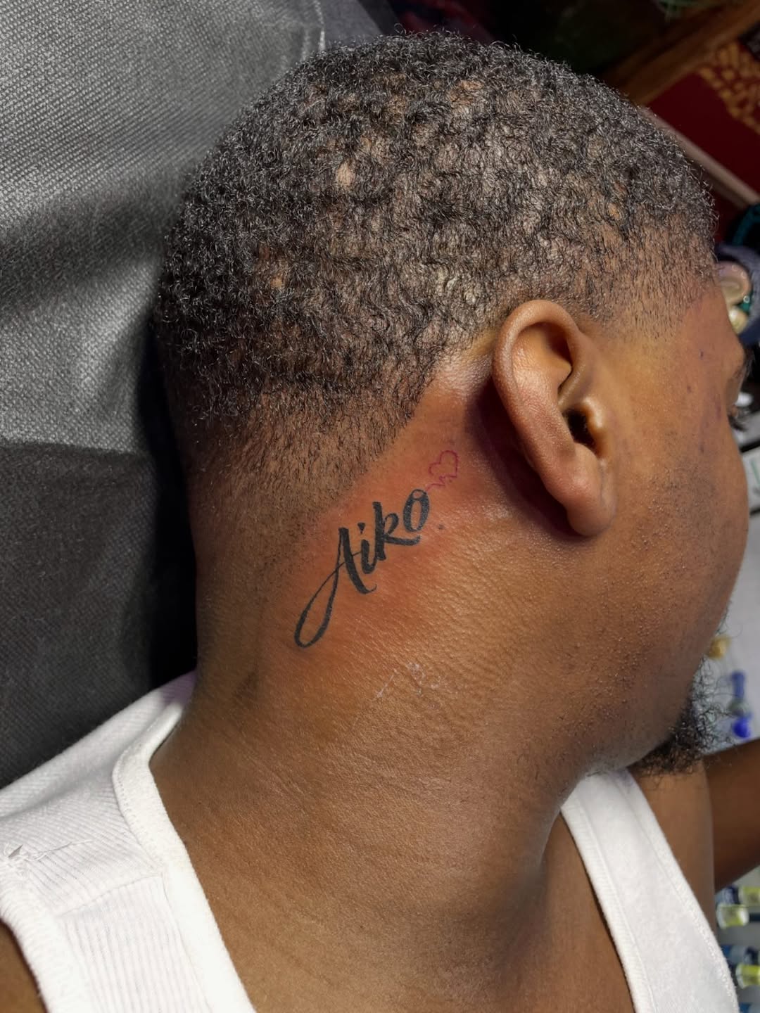 Tattoo by @hunchos_dab_of_ink โ lettering_script, fine_line