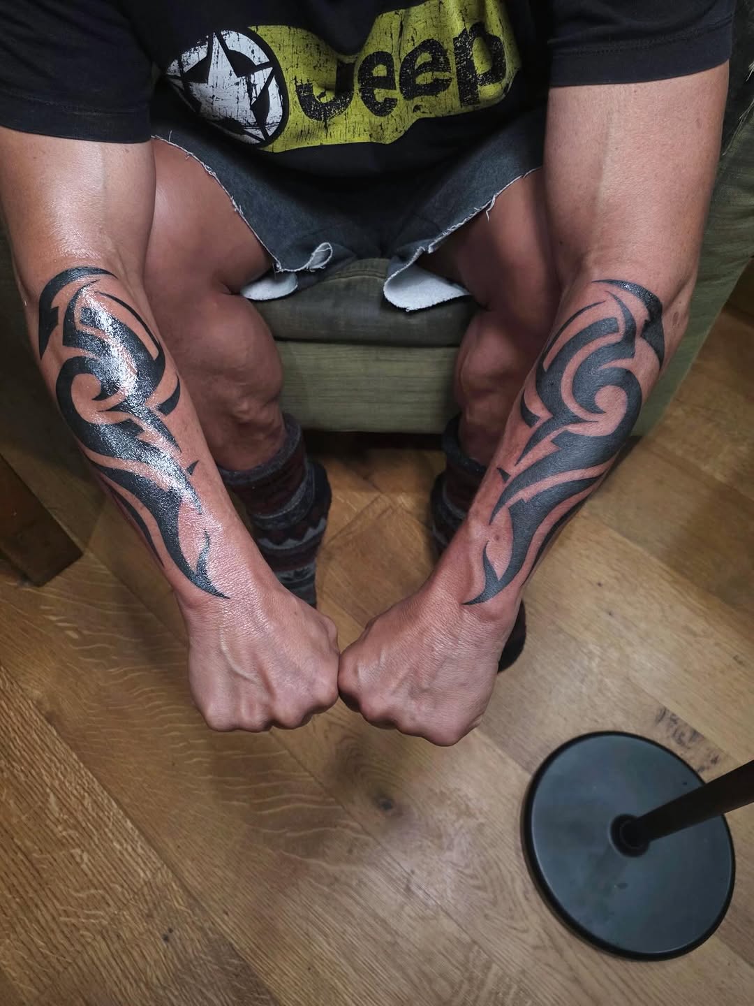 Tattoo by @zion_tattoos — tribal, blackwork