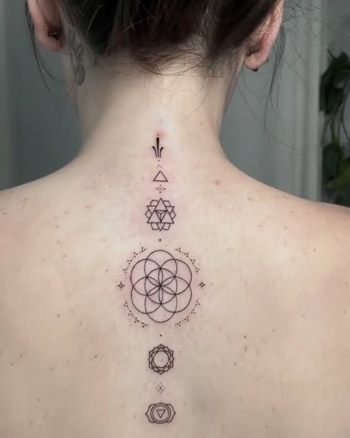 Tattoo by @donavon_batz — geometric, fine_line