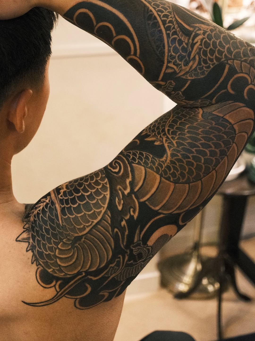 Tattoo by @kubotattoo — japanese_irezumi, blackwork