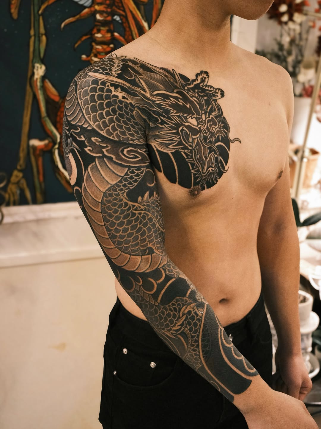 Tattoo by @kubotattoo — japanese_irezumi, blackwork