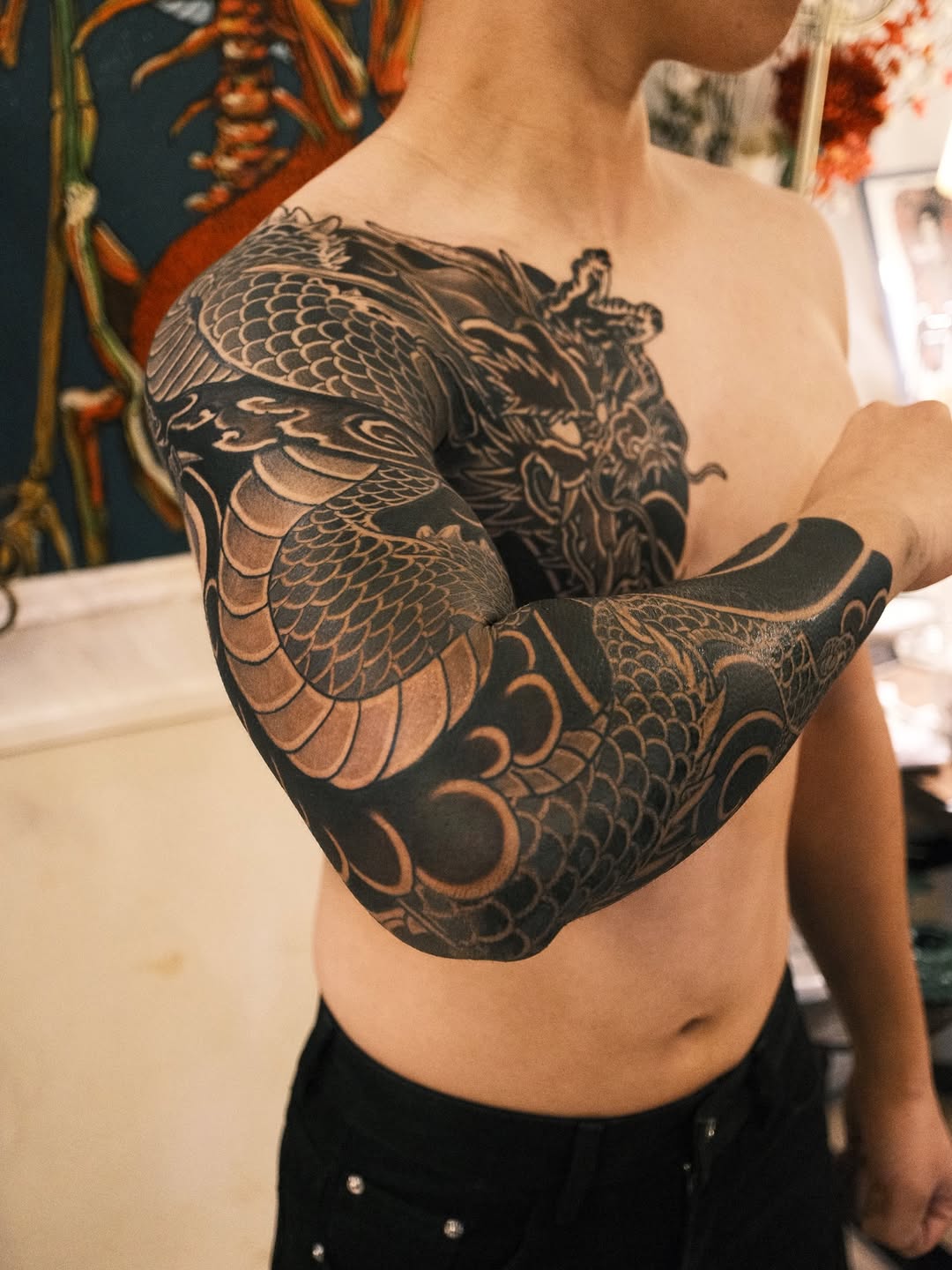 Tattoo by @kubotattoo — japanese_irezumi, blackwork
