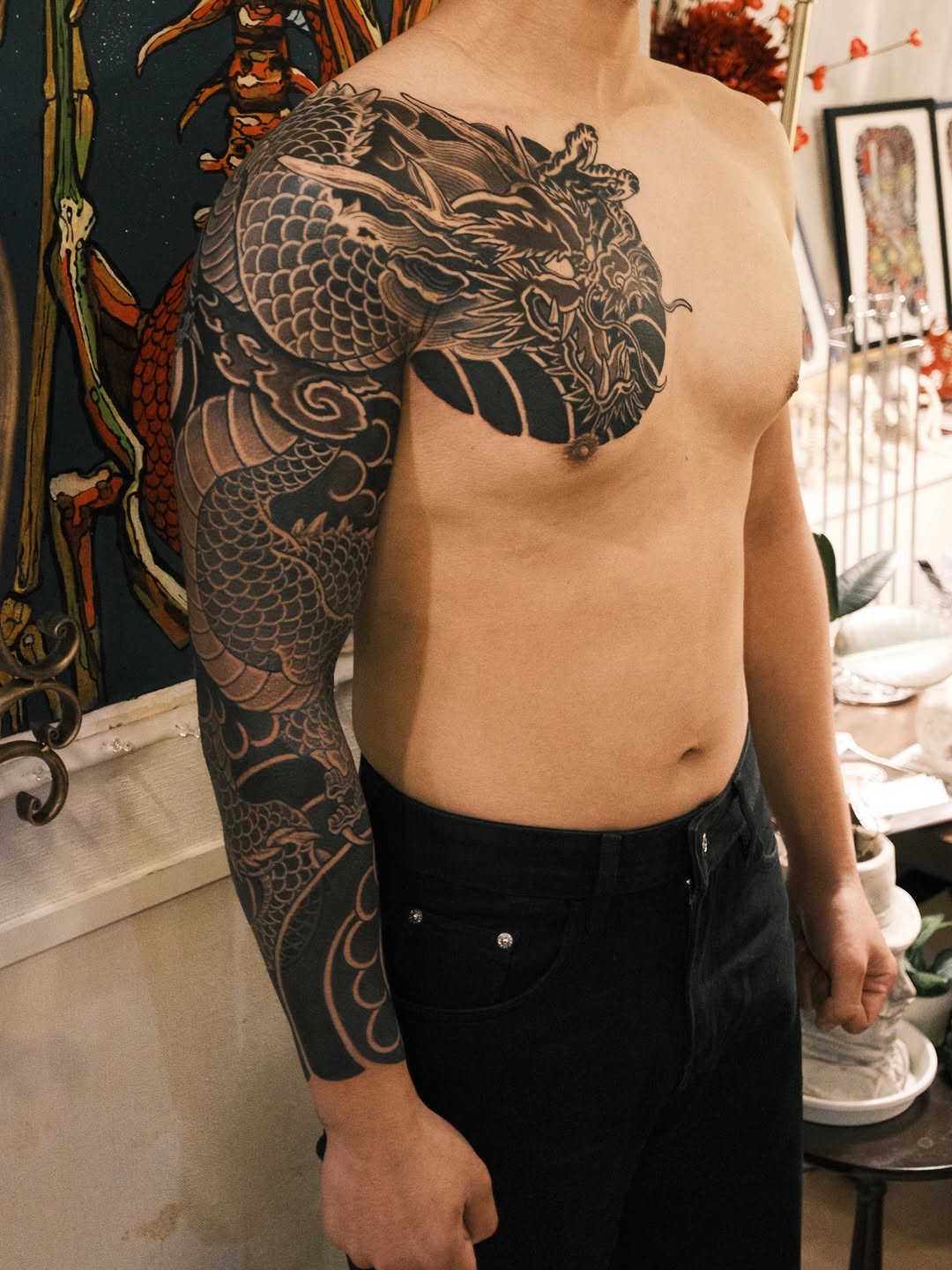 Tattoo by @kubotattoo — japanese_irezumi, blackwork