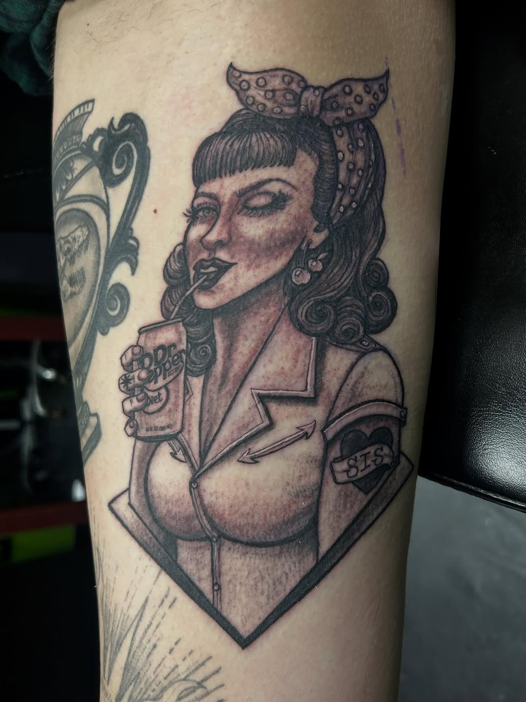 Tattoo by @bhendrixart โ american_traditional, black_and_grey