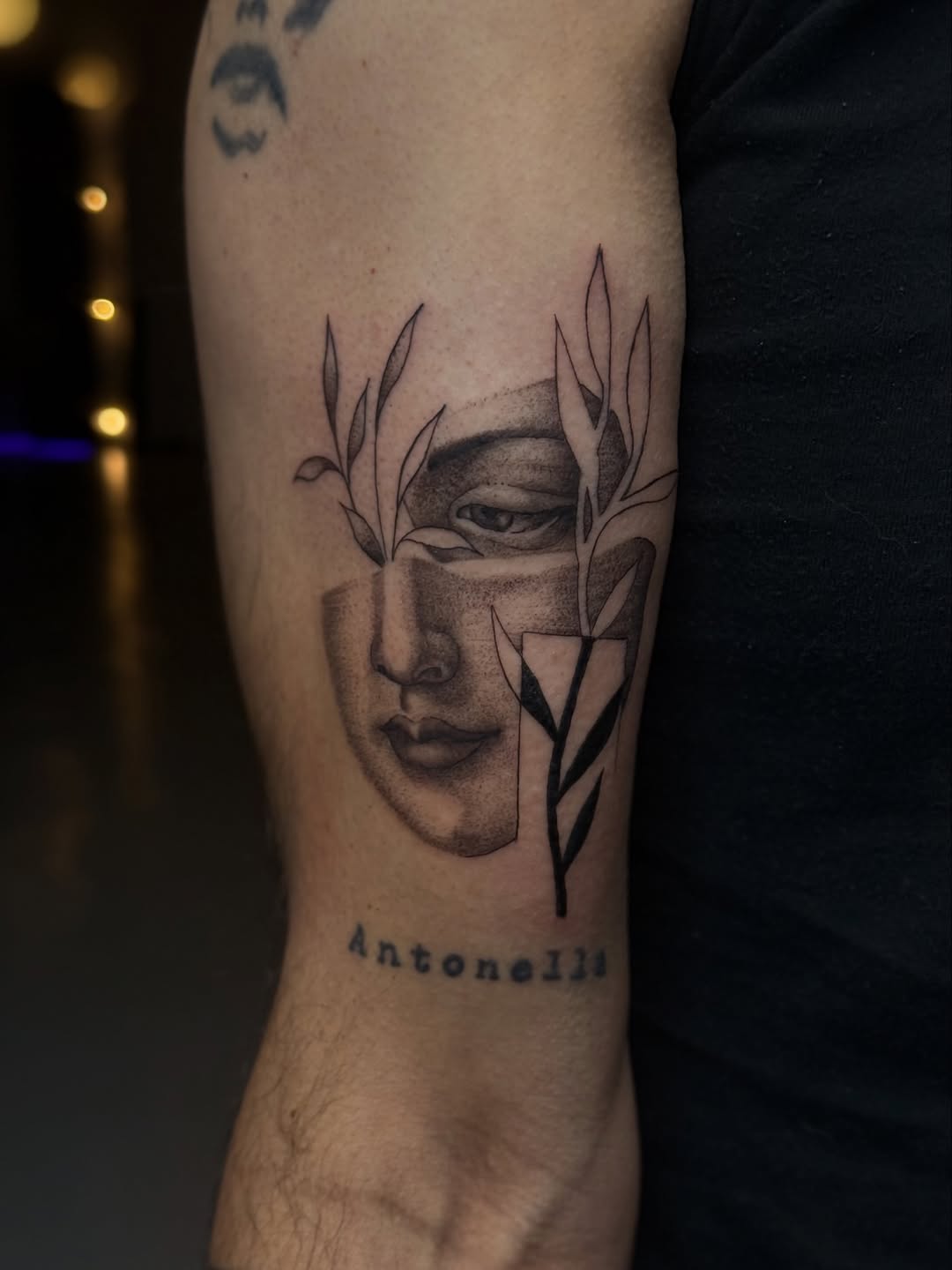 Tattoo by @llanotattooart — black_and_grey, realism