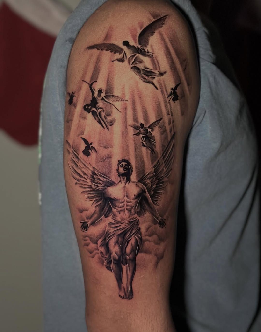 Tattoo by @namboink — realism, black_and_grey