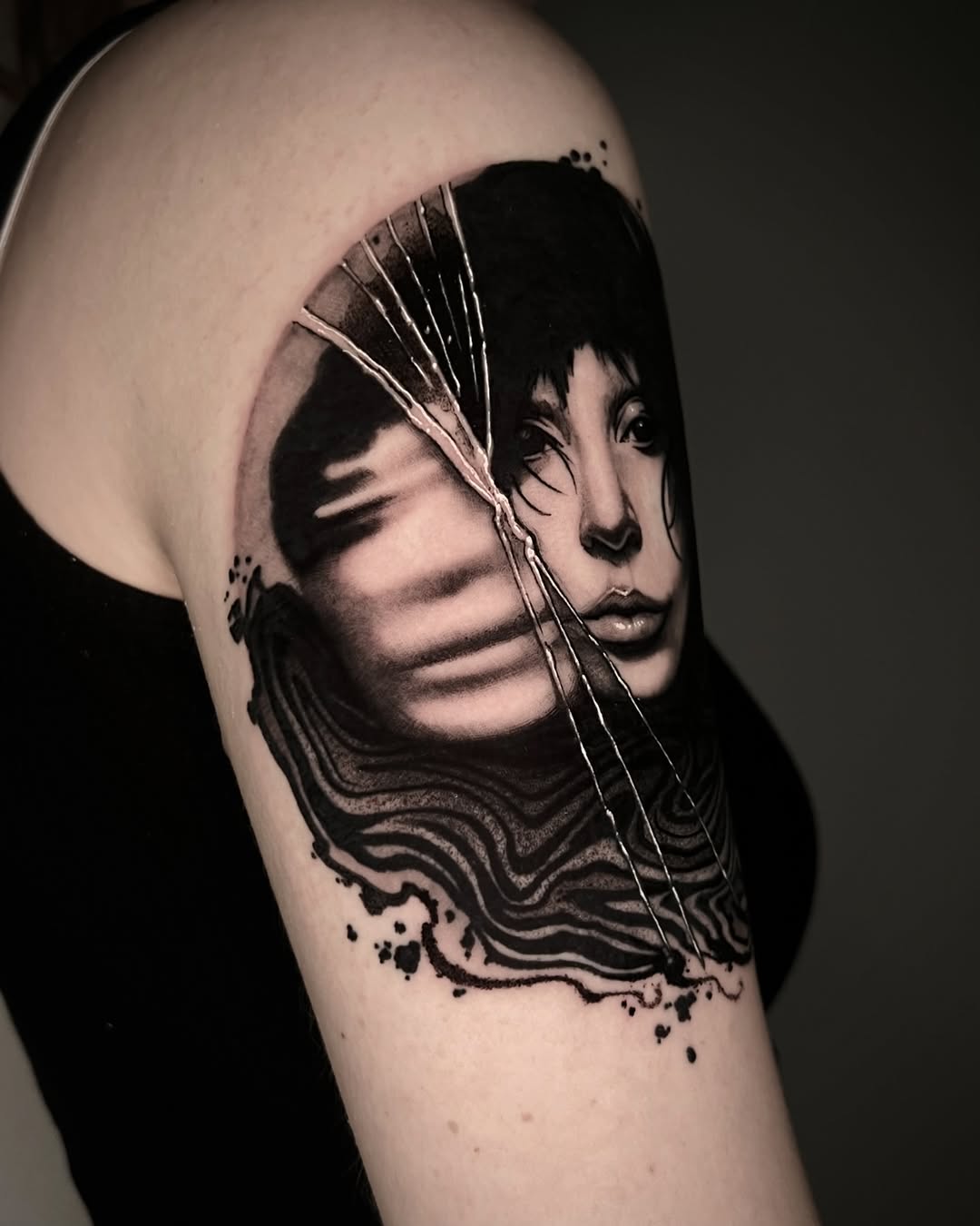 Tattoo by @caitybugink β black_and_grey, realism