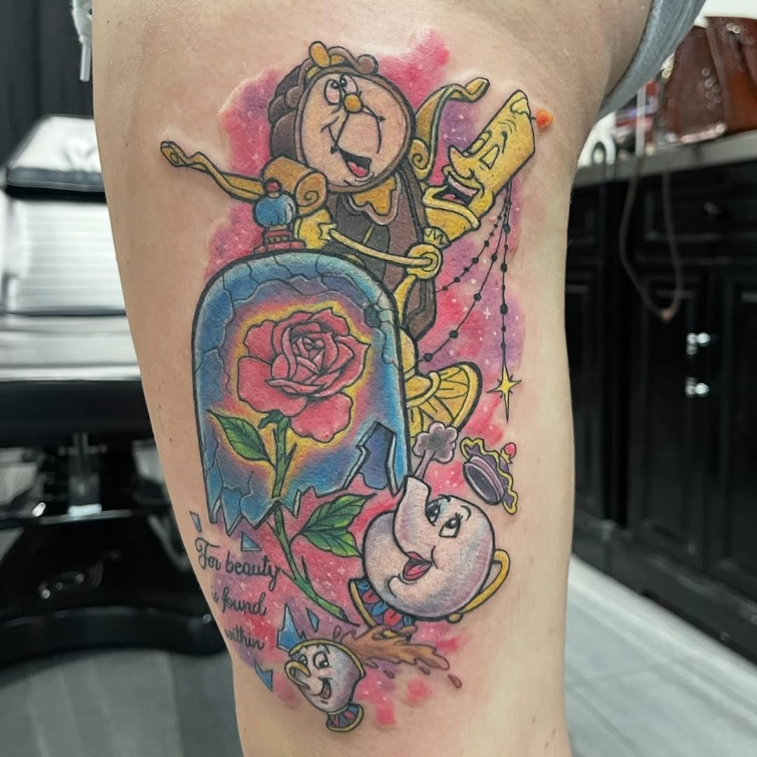 Tattoo by @miznola — new_school, anime