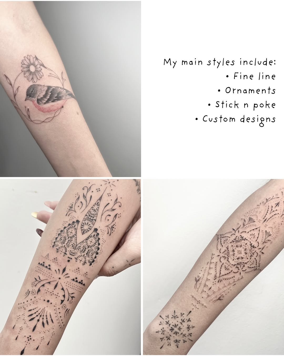 Tattoo by @tattedbymae — fine_line, ornamental