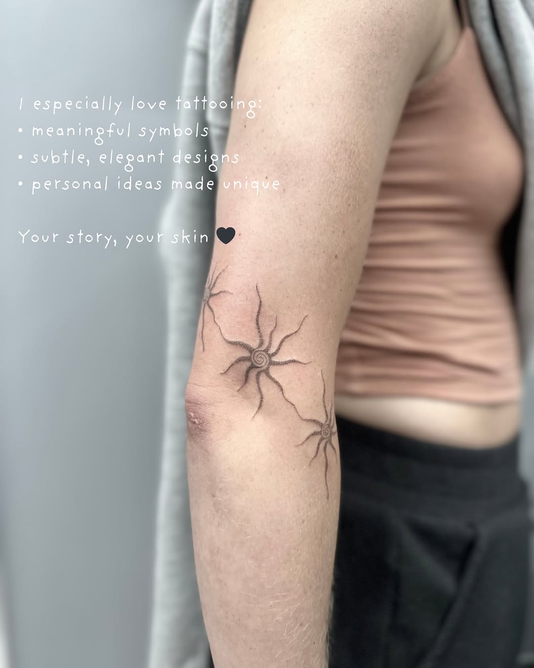 Tattoo by @tattedbymae — fine_line, dotwork