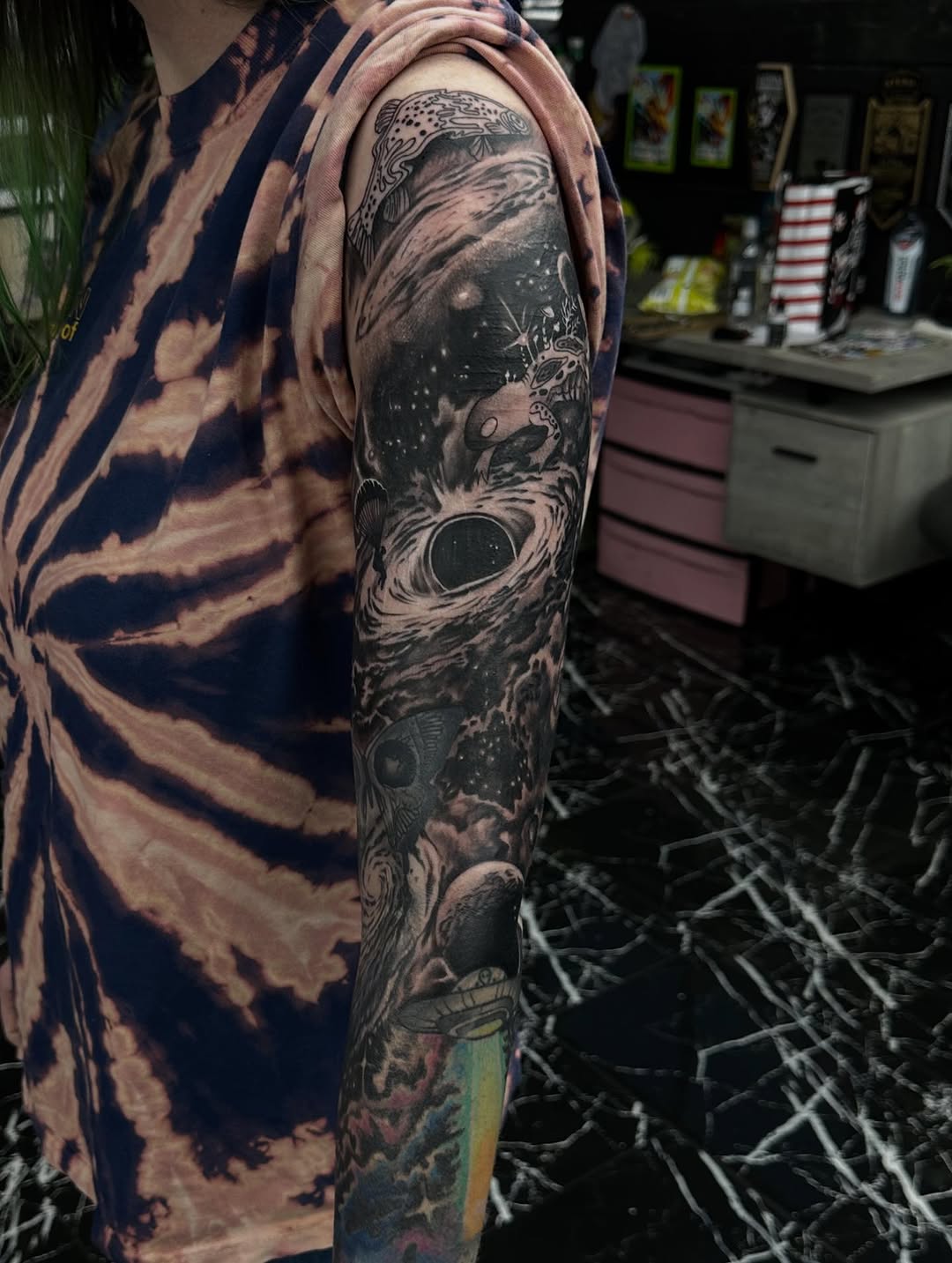 Tattoo by @inkedbycahela — black_and_grey, realism