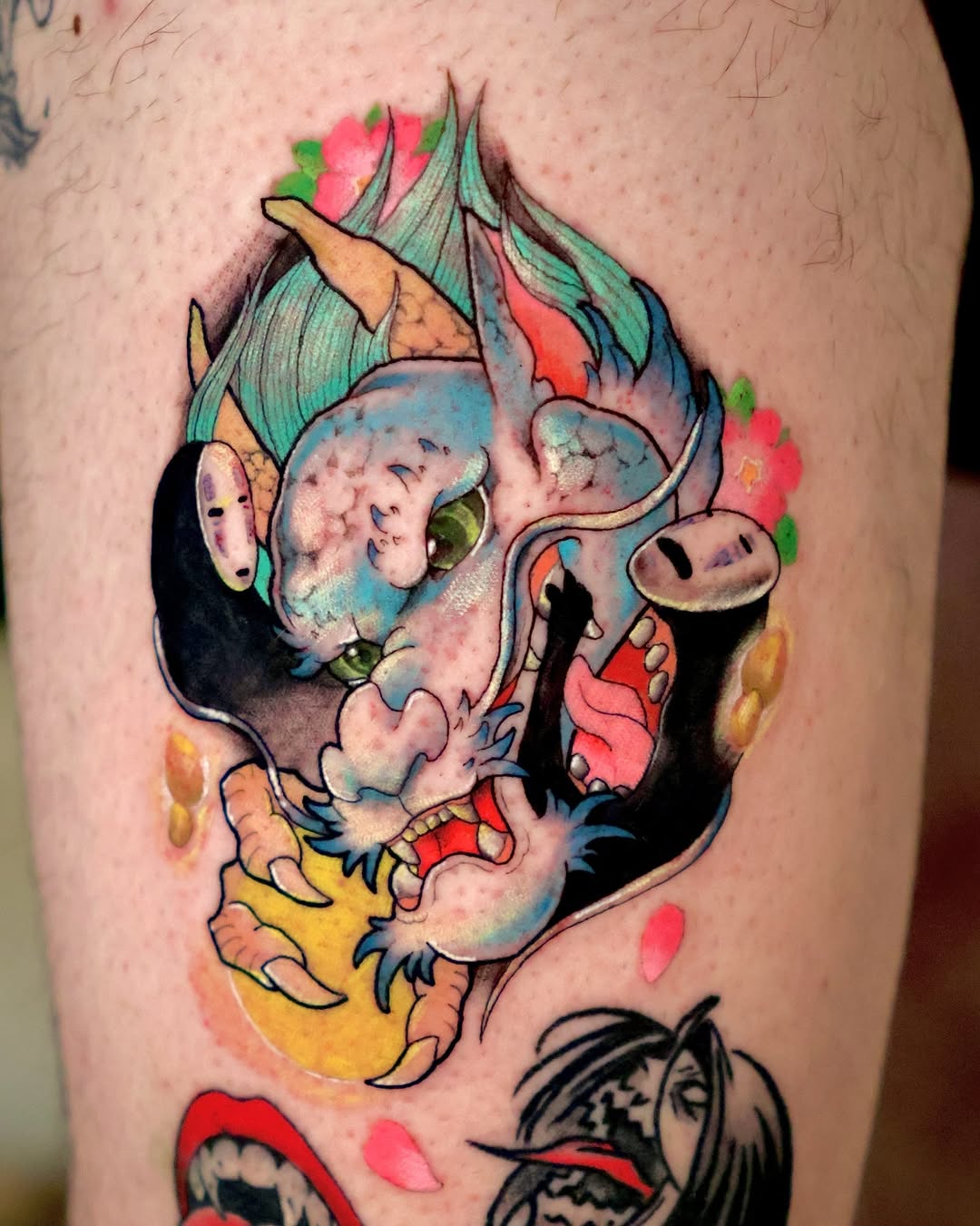 Tattoo by @rihantattoo — japanese_irezumi, anime