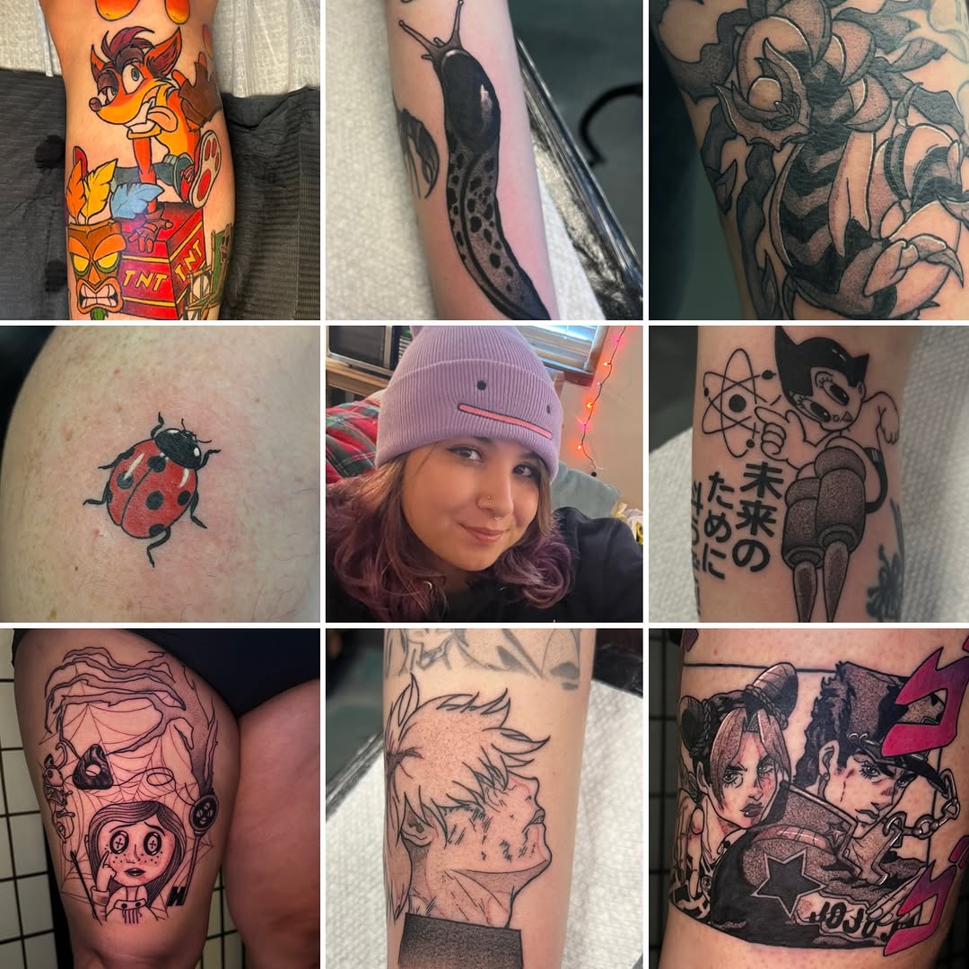 Tattoo by @legslietattoos_ — new_school, anime