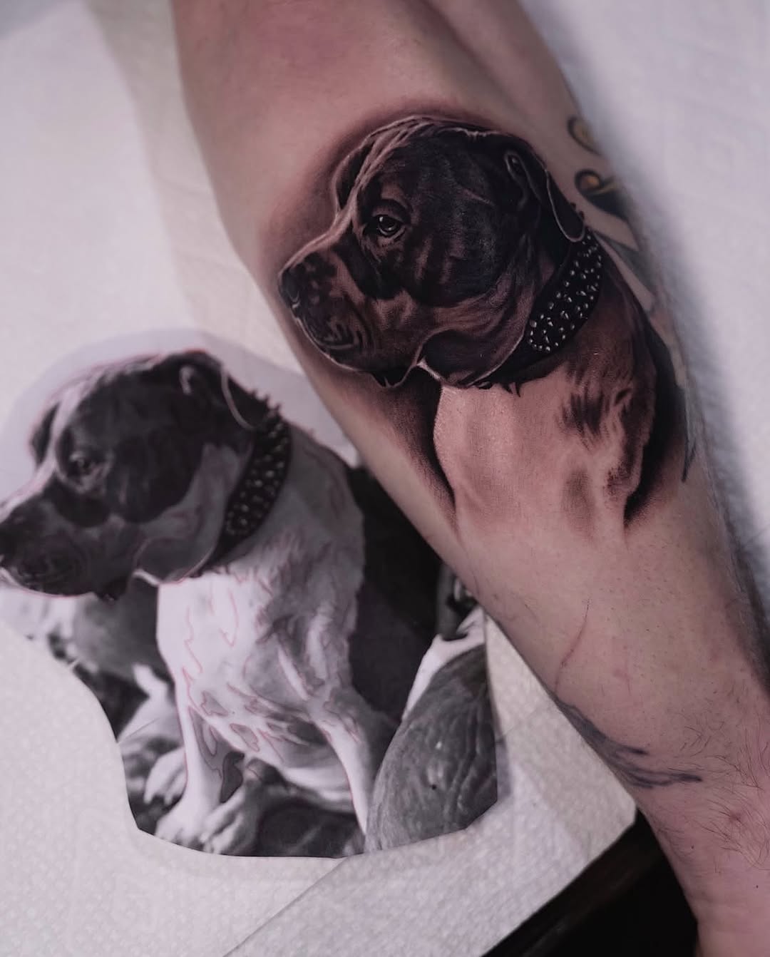 Tattoo by @kotytattoos — realism, black_and_grey