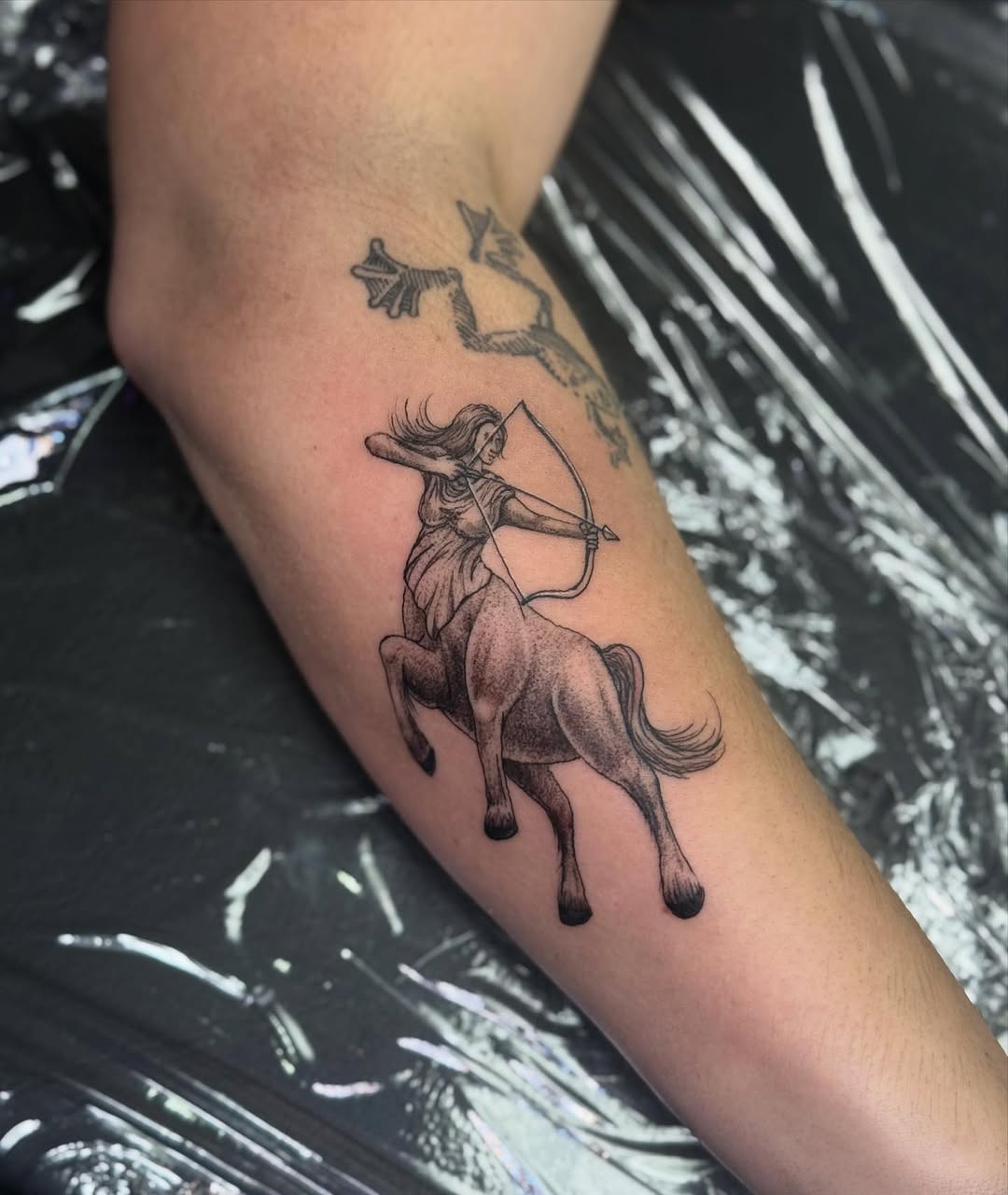 Tattoo by @khangtart — black_and_grey, illustrative