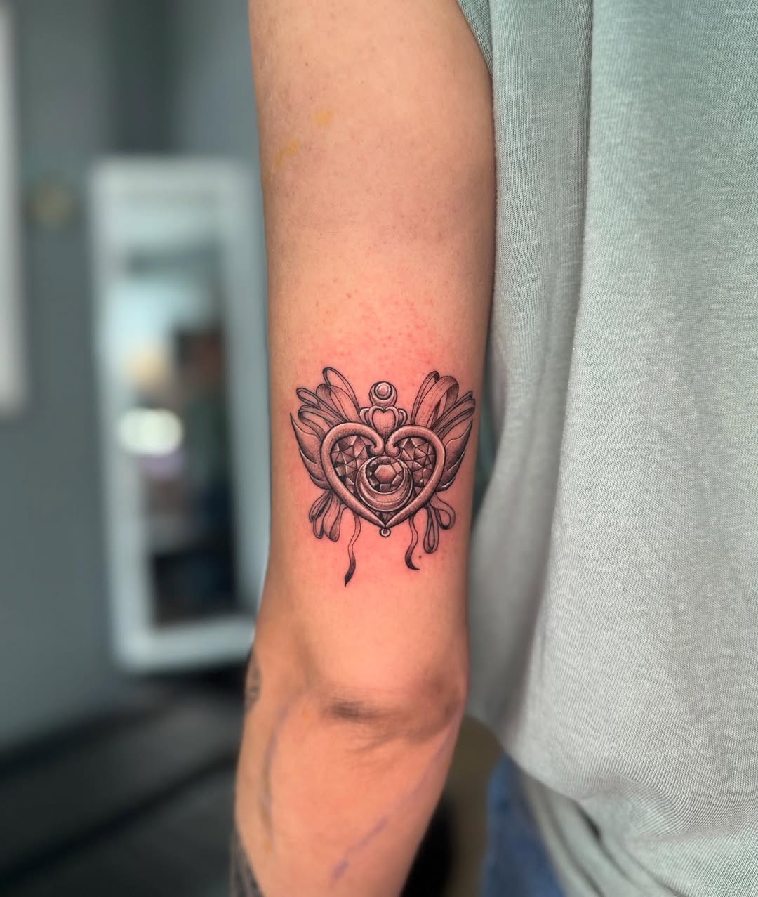 Tattoo by @khangtart — illustrative, black_and_grey