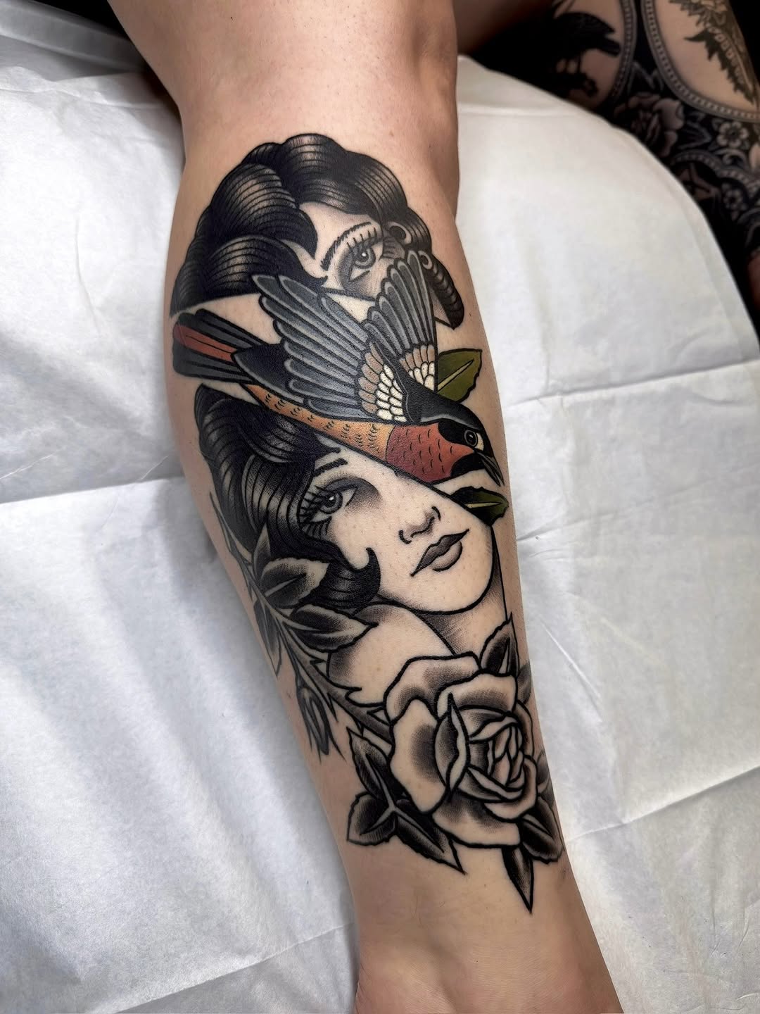 Tattoo by @travstattoos — american_traditional, neo_traditional