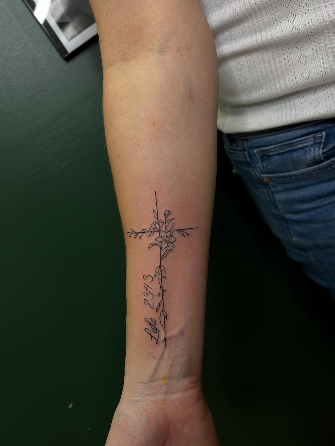 Tattoo by @tattoosbyrach — fine_line, lettering_script