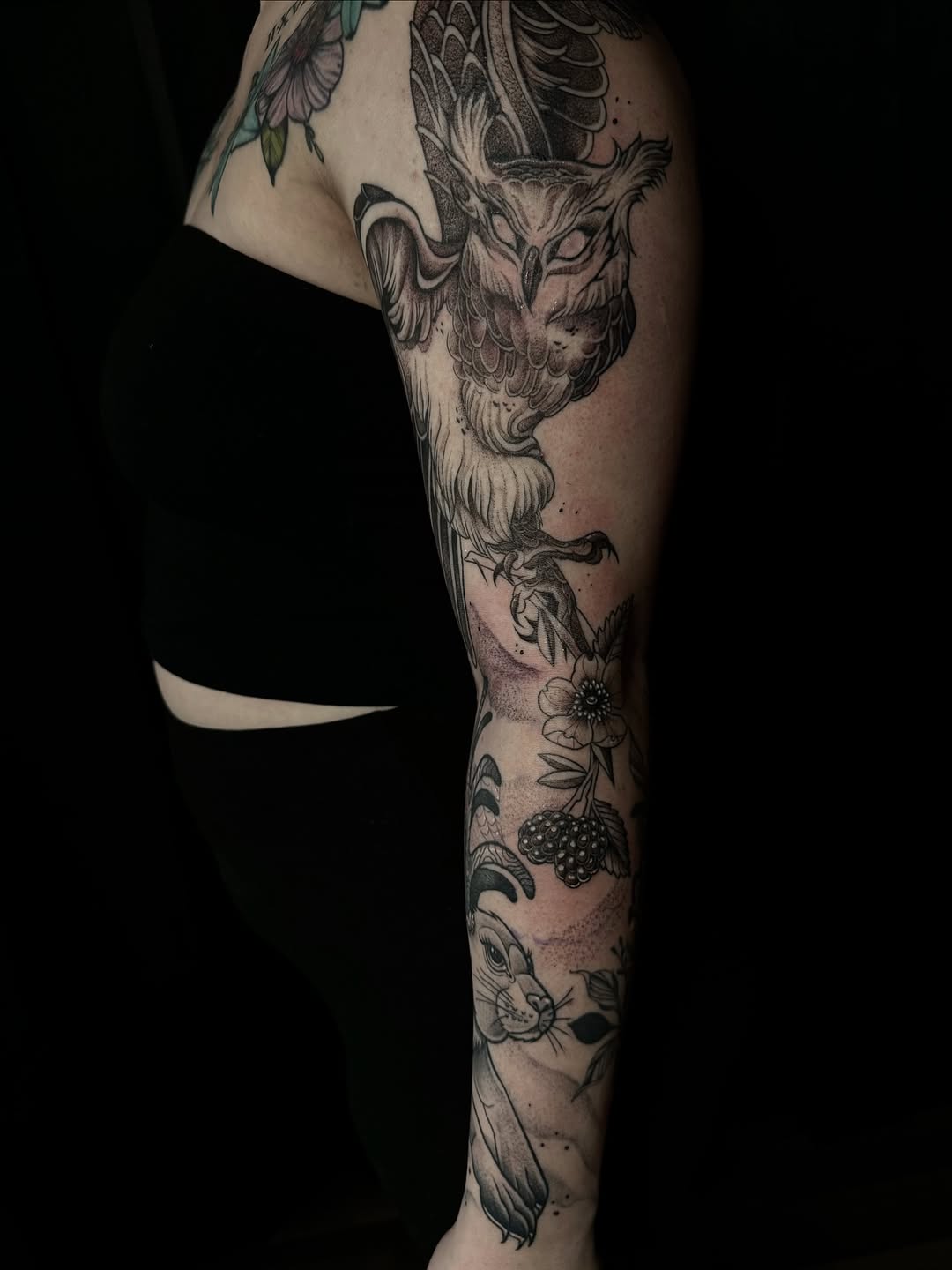 Tattoo by @7_mags โ illustrative, black_and_grey