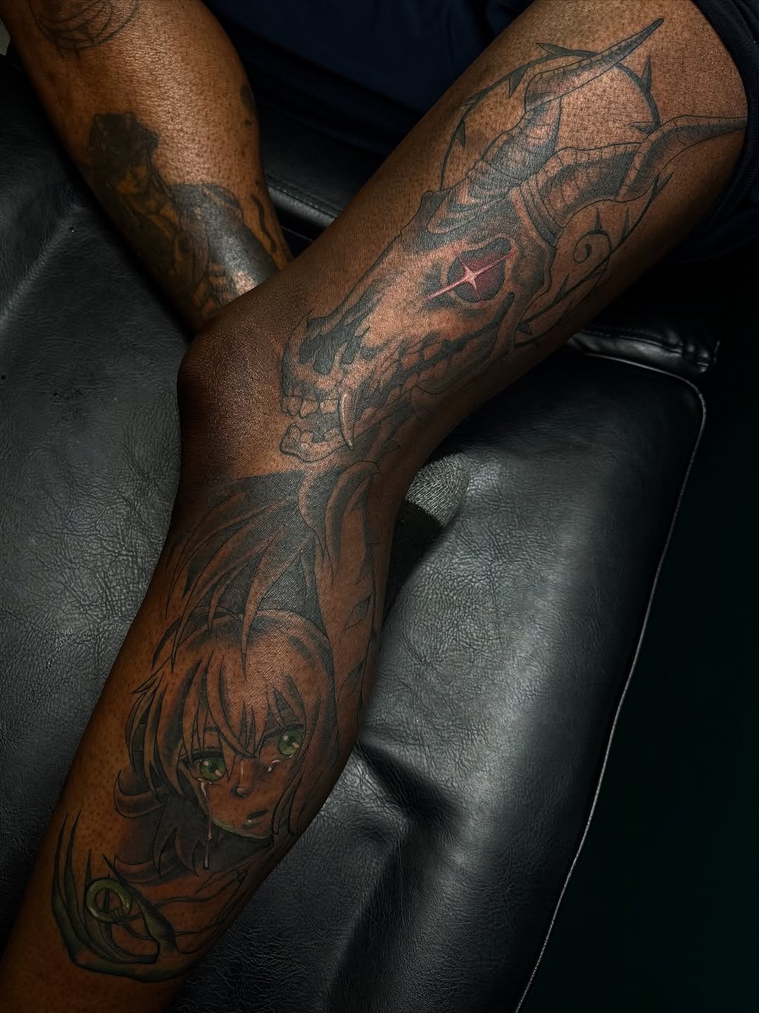 Tattoo by @7_mags โ illustrative, anime