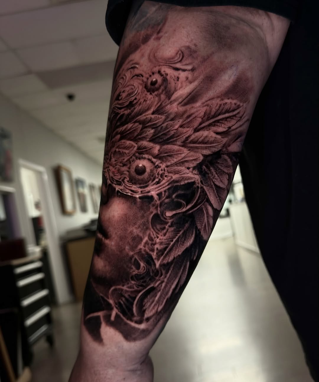 Tattoo by @joedejoya — black_and_grey, realism