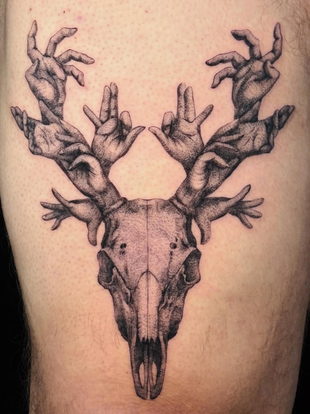 Tattoo by @nonoka_tattoo — realism, black_and_grey