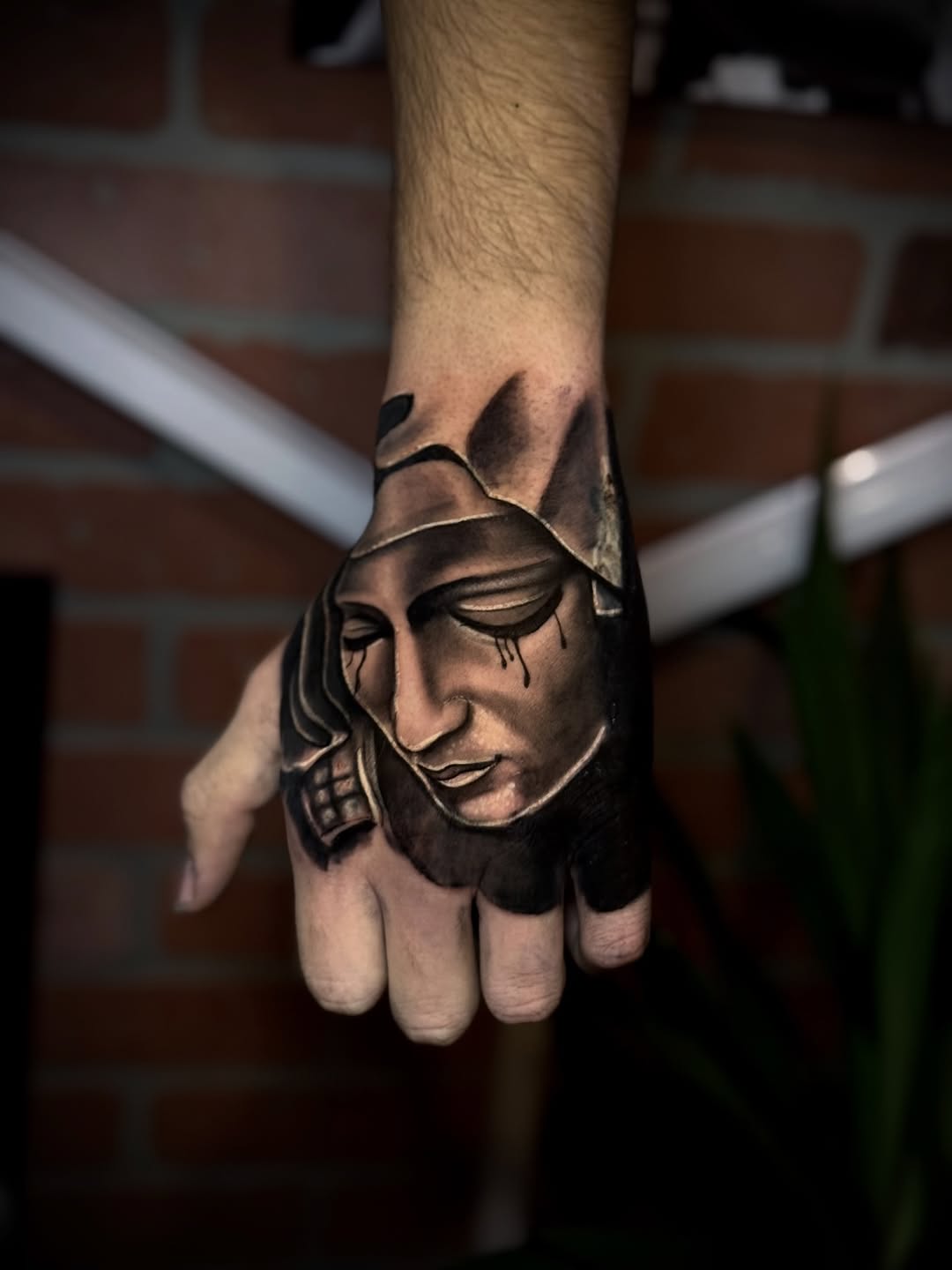 Tattoo by @elcalvo_tatto9 — realism, black_and_grey