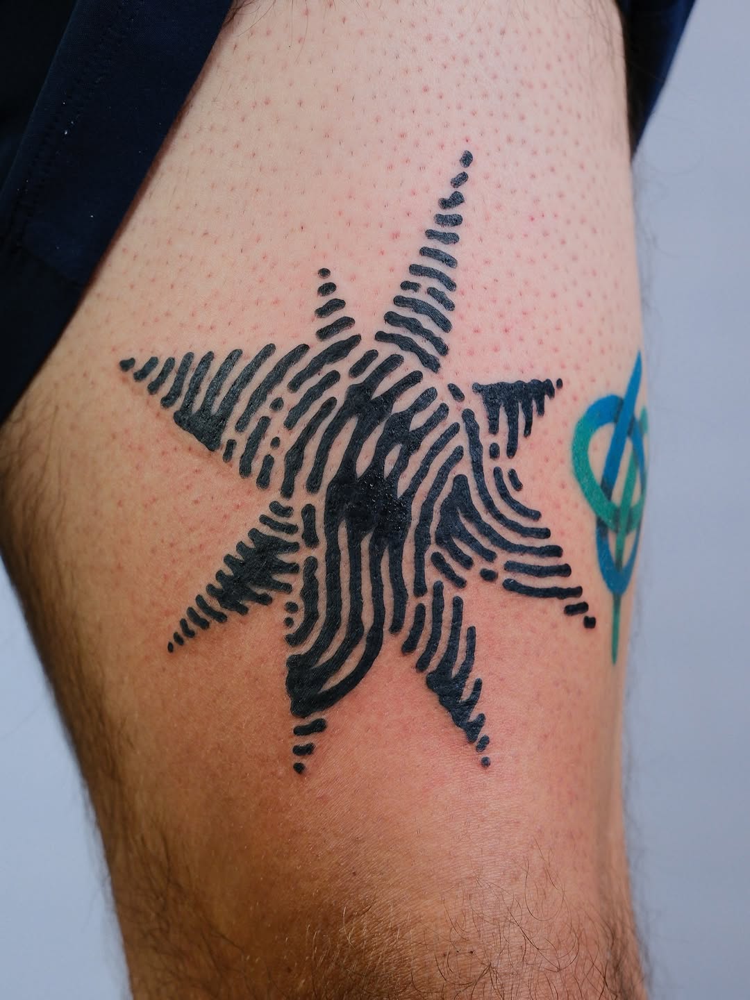 Tattoo by @wonkycube โ blackwork, geometric