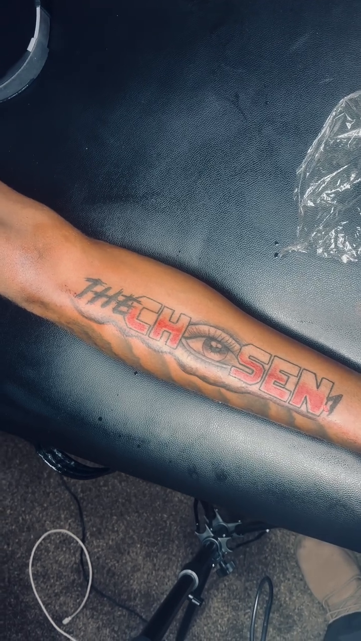 Tattoo by @chief_tats614 — lettering_script
