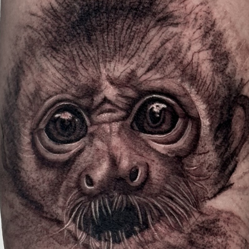 Tattoo by @brisiainks โ realism, dark_realism