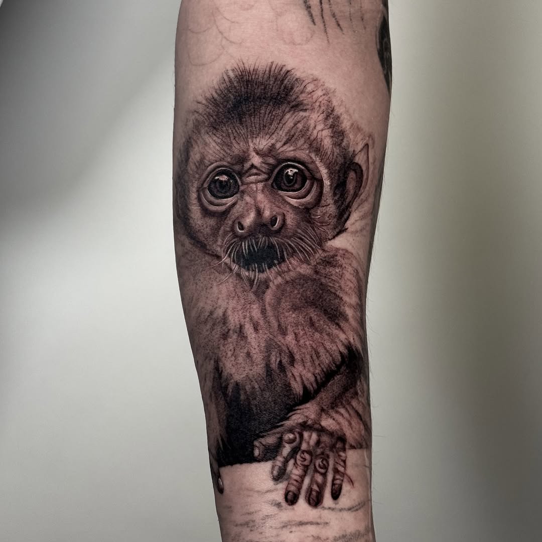 Tattoo by @brisiainks โ realism, black_and_grey