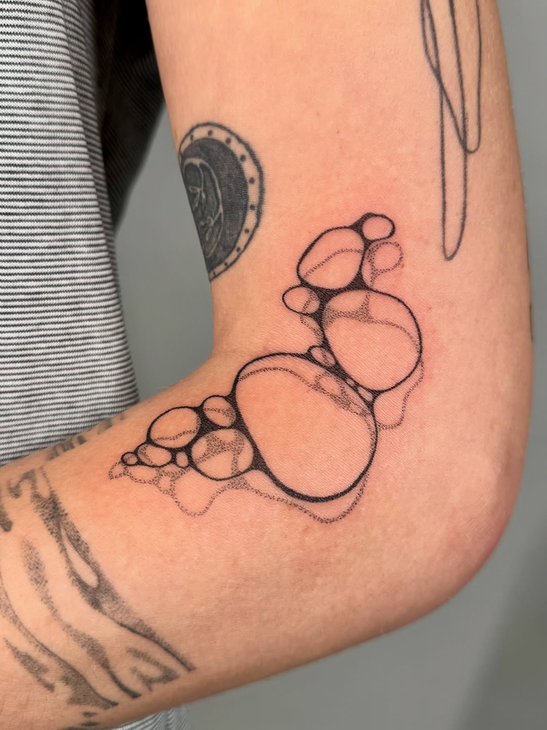 Tattoo by @poke.aaa.dots — dotwork, fine_line