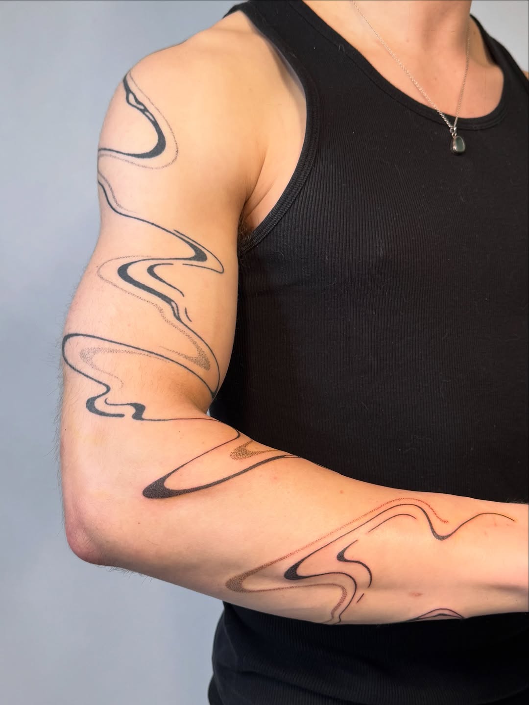 Tattoo by @poke.aaa.dots — fine_line, dotwork
