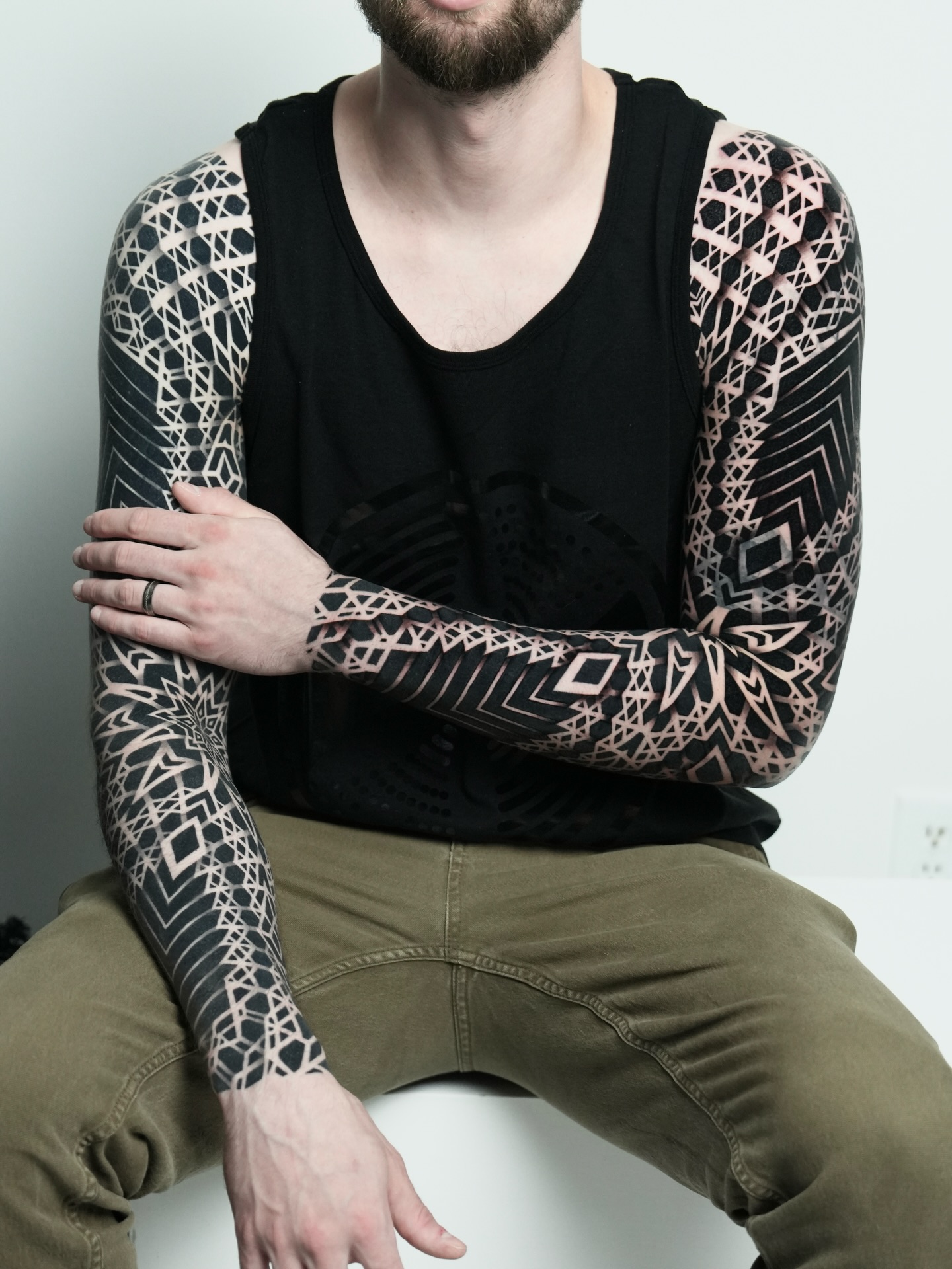 Tattoo by @ilyacascad — geometric, blackwork